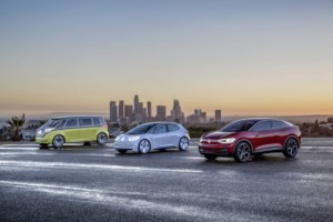 Die I.D.-Familie von Volkswagen auf der Los Angeles Auto Show 2017